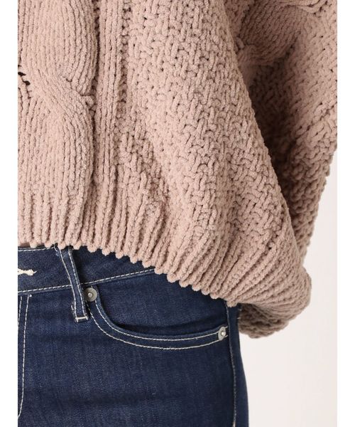 GYDA(ジェイダ)の「ボリュームスリーブニットTOPS(ニット/セーター・レディース・ベージュ/カーキ/ピンク・FREE)」の12枚目の写真
