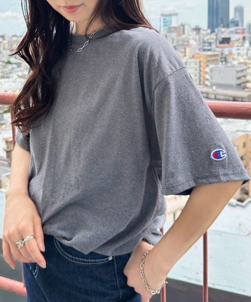 【お気に入り数12万人突破】ChampionAuthenticT-SHIRTS/チャンピオンサイズ展開多数コットン無地1/2スリーブ半袖Tシャツ