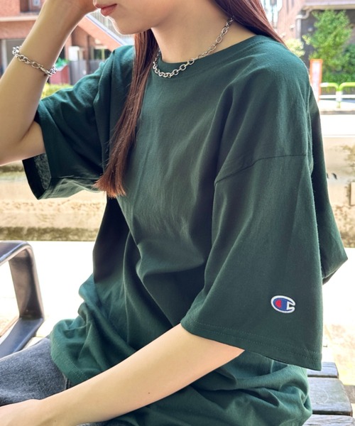 Champion｜チャンピオンのTシャツ/カットソー（グリーン・カーキ/緑色