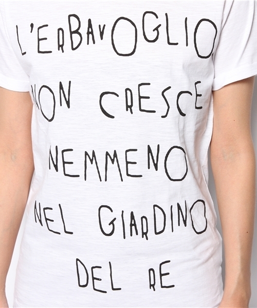 PLST（プラステ）の「Happiness is a 10＄ tee カットソー（Tシャツ/カットソー・レディース・ホワイト・SMALL）」の7枚目の写真