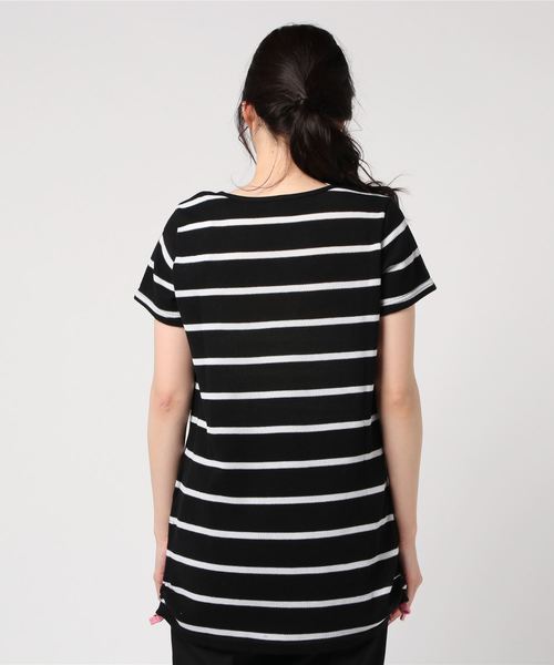 ROXY（ロキシー）の「ロキシー SURF CLUB（Tシャツ/カットソー・レディース・ホワイト/ブラック/ネイビー・S/M/L）」の5枚目の写真