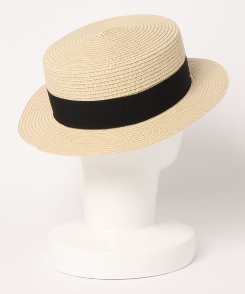 N.（N. Natural Beauty Basic）（エヌエヌナチュラルビューティーベーシック）の「ブレードカンカン帽（ハット・レディース・ブラウン/ベージュ・FREE）」の3枚目の写真