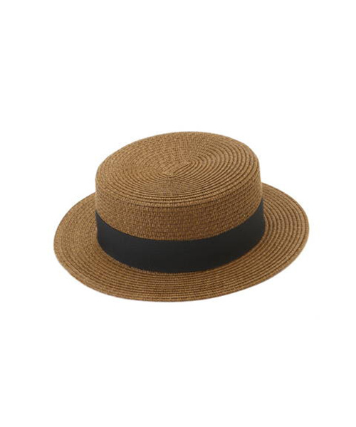 N.（N. Natural Beauty Basic）（エヌエヌナチュラルビューティーベーシック）の「ブレードカンカン帽（ハット・レディース・ブラウン/ベージュ・FREE）」の6枚目の写真