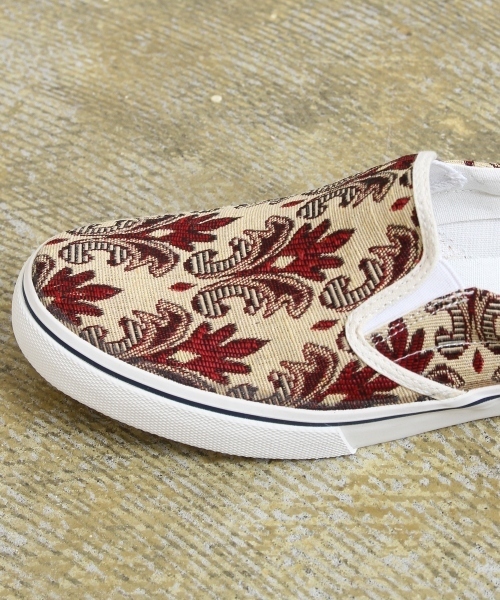 coen（コーエン）の「【Market】ジャガードスリッポン（スリッポン・レディース・ネイビー/ワイン・LARGE/SMALL/MEDIUM）」の9枚目の写真