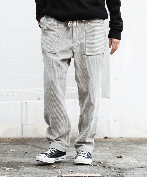 ATTACHMENT（アタッチメント）の「コットンコーデュロイ　バギーパンツ（その他パンツ・メンズ・ライトベージュ/グリーン系その他/ダークベージュ・1/2/3）」の2枚目の写真