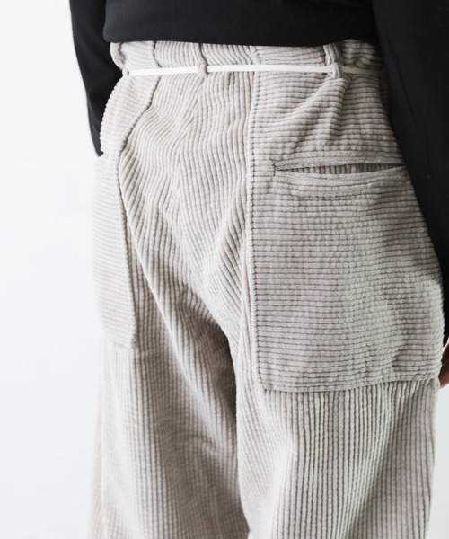 ATTACHMENT（アタッチメント）の「コットンコーデュロイ　バギーパンツ（その他パンツ・メンズ・ライトベージュ/グリーン系その他/ダークベージュ・1/2/3）」の9枚目の写真
