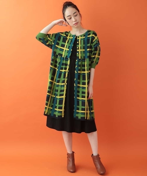 ワンピース ワンピースコード刺繍ワンピース ワンピース Jocomomola ホコモモラ のファッション