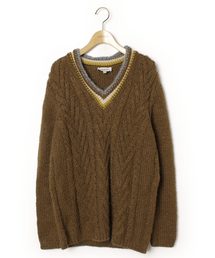 PAUL&JOE�i�|�[���A���h�W���[�j�̌Ò��uV�l�b�N�j�b�g�i�j�b�g/�Z�[�^�[�j�v