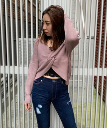 ENVYM | ２ＷＡＹ ＴＷＩＳＴ ＫＮＩＴ(ニット/セーター)