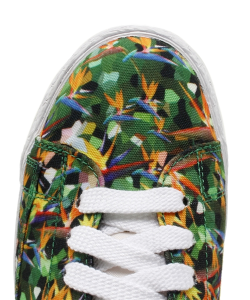 NIKE(ナイキ)の「ナイキ ブレイザー フラワープリントパック NIKE BLAZER MID PRM VNTG QS 638322-900(スニーカー・レディース・グリーン・28cm/23.5cm/27.5cm/27cm/29cm/26.5cm/24cm/28.5cm/26cm/24.5cm/23cm)」の3枚目の写真