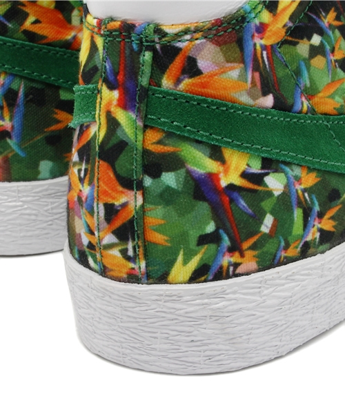 NIKE(ナイキ)の「ナイキ ブレイザー フラワープリントパック NIKE BLAZER MID PRM VNTG QS 638322-900(スニーカー・レディース・グリーン・28cm/23.5cm/27.5cm/27cm/29cm/26.5cm/24cm/28.5cm/26cm/24.5cm/23cm)」の7枚目の写真