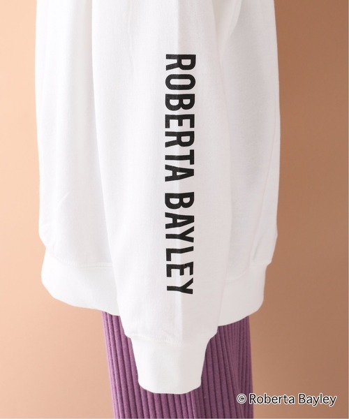 SLOBE citron.(スローブシトロン)の「SLOBE citron. ROBERTA BAYLEY スウェット◆(スウェット・レディース・ホワイト・FREE)」の2枚目の写真