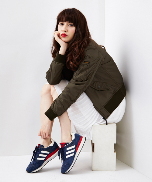 Another Edition(アナザーエディション)の「adidas ZX500OG AE SP(スニーカー・レディース・ネイビー・24.0cm/22.5cm/23.0cm/25cm/23.5cm/24.5cm)」の2枚目の写真