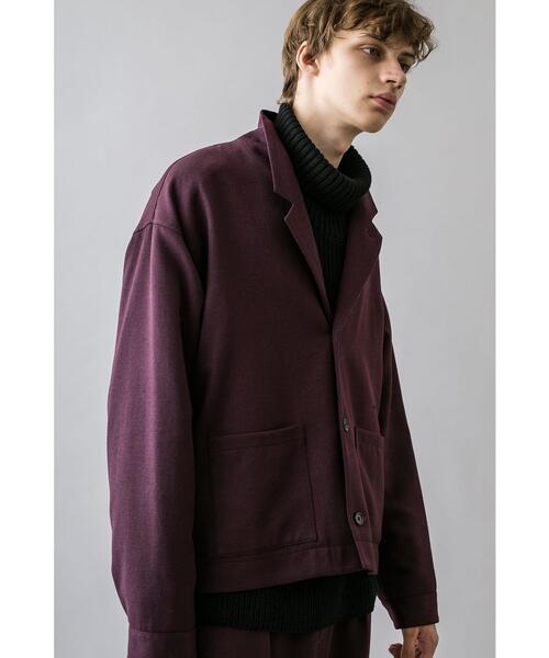 MONKEY TIME（モンキータイム）の「＜monkey time＞ TW/SRG TWILL CPO SHIRT/シャツジャケット（ブルゾン・メンズ・ダークグレー/ブラウン/パープル・LARGE/SMALL/MEDIUM/X-LARGE）」の17枚目の写真