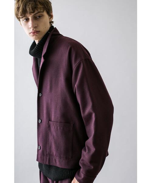 MONKEY TIME（モンキータイム）の「＜monkey time＞ TW/SRG TWILL CPO SHIRT/シャツジャケット（ブルゾン・メンズ・ダークグレー/ブラウン/パープル・LARGE/SMALL/MEDIUM/X-LARGE）」の18枚目の写真