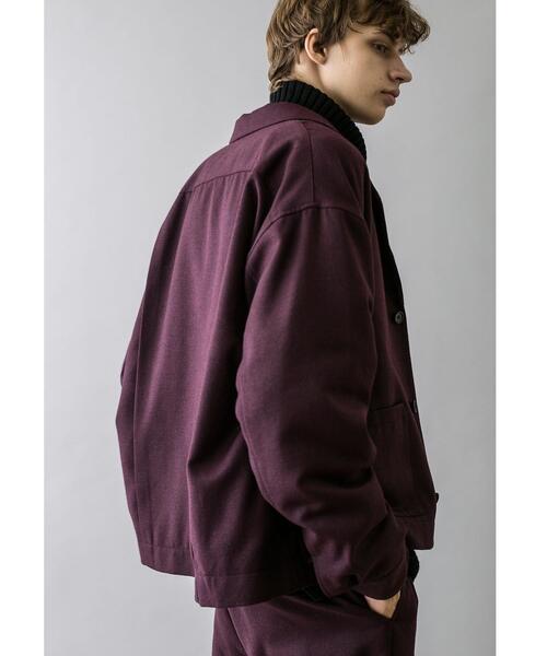 MONKEY TIME（モンキータイム）の「＜monkey time＞ TW/SRG TWILL CPO SHIRT/シャツジャケット（ブルゾン・メンズ・ダークグレー/ブラウン/パープル・LARGE/SMALL/MEDIUM/X-LARGE）」の19枚目の写真