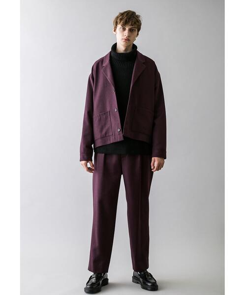 MONKEY TIME（モンキータイム）の「＜monkey time＞ TW/SRG TWILL CPO SHIRT/シャツジャケット（ブルゾン・メンズ・ダークグレー/ブラウン/パープル・LARGE/SMALL/MEDIUM/X-LARGE）」の20枚目の写真