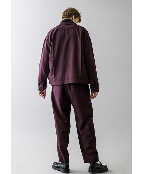 MONKEY TIME（モンキータイム）の「＜monkey time＞ TW/SRG TWILL CPO SHIRT/シャツジャケット（ブルゾン・メンズ・ダークグレー/ブラウン/パープル・LARGE/SMALL/MEDIUM/X-LARGE）」の10枚目の写真