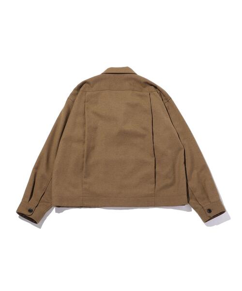 MONKEY TIME（モンキータイム）の「＜monkey time＞ TW/SRG TWILL CPO SHIRT/シャツジャケット（ブルゾン・メンズ・ダークグレー/ブラウン/パープル・LARGE/SMALL/MEDIUM/X-LARGE）」の12枚目の写真