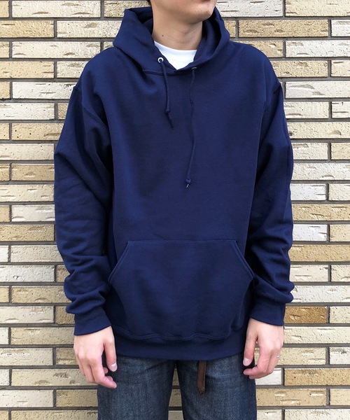 COMMON WARE（コモンウェアー）の「COMMONWARE:JERZEES SWEAT PARKA（パーカー・メンズ・ホワイト/ブラック/グレー/ネイビー・S/M/L/XL）」の4枚目の写真