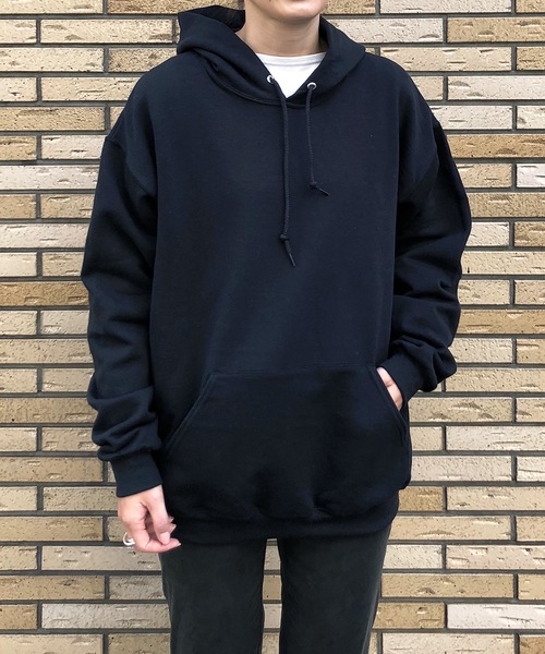 COMMON WARE（コモンウェアー）の「COMMONWARE:JERZEES SWEAT PARKA（パーカー・メンズ・ホワイト/ブラック/グレー/ネイビー・S/M/L/XL）」の2枚目の写真