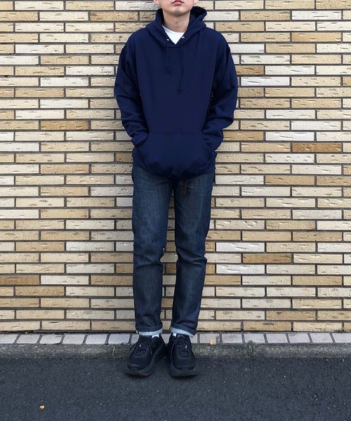 COMMON WARE（コモンウェアー）の「COMMONWARE:JERZEES SWEAT PARKA（パーカー・メンズ・ホワイト/ブラック/グレー/ネイビー・S/M/L/XL）」の7枚目の写真