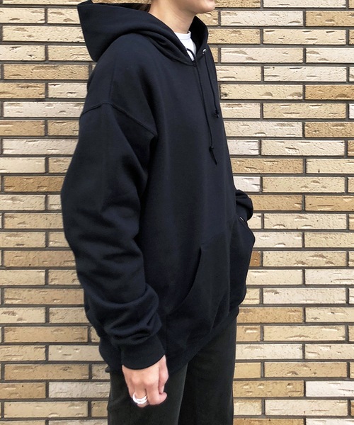 COMMON WARE（コモンウェアー）の「COMMONWARE:JERZEES SWEAT PARKA（パーカー・メンズ・ホワイト/ブラック/グレー/ネイビー・S/M/L/XL）」の5枚目の写真