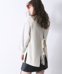 Heather | バックリボンチュニックベスト　871170(ベスト)