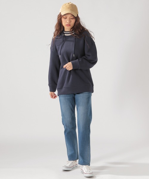 BAYFLOW(ベイフロー)の「ストレッチストレートデニム 20SS(デニムパンツ・レディース・ホワイト/ネイビー/ブルー・SMALL/MEDIUM/LARGE)」の9枚目の写真