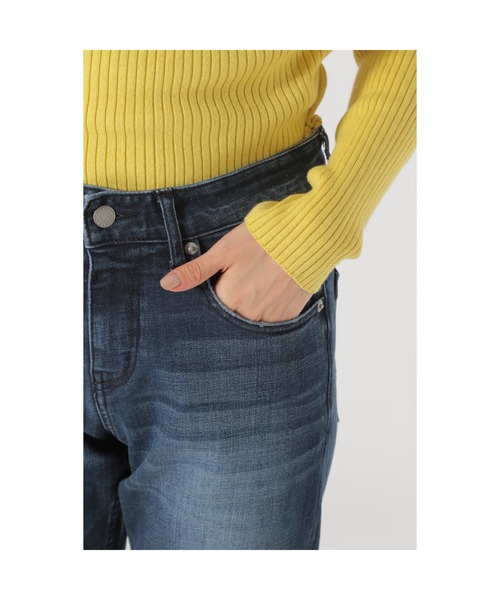 BAYFLOW(ベイフロー)の「ストレッチストレートデニム 20SS(デニムパンツ・レディース・ホワイト/ネイビー/ブルー・SMALL/MEDIUM/LARGE)」の10枚目の写真