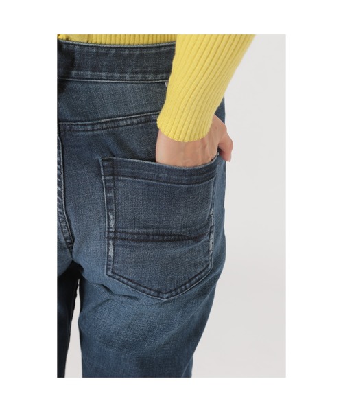 BAYFLOW(ベイフロー)の「ストレッチストレートデニム 20SS(デニムパンツ・レディース・ホワイト/ネイビー/ブルー・SMALL/MEDIUM/LARGE)」の5枚目の写真