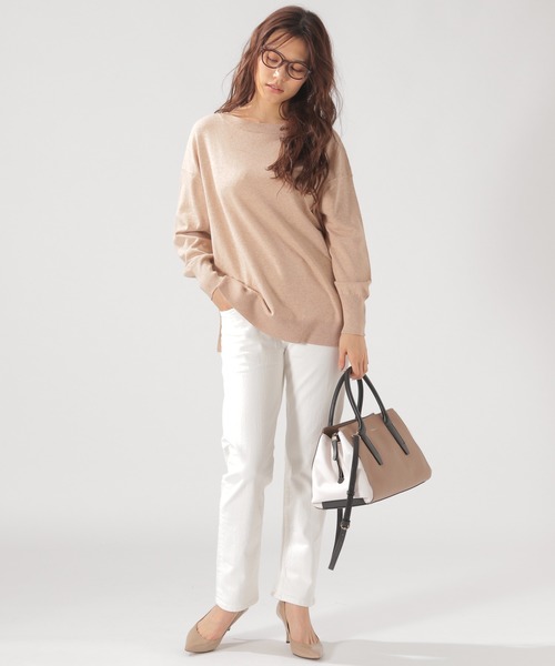 BAYFLOW(ベイフロー)の「ストレッチストレートデニム 20SS(デニムパンツ・レディース・ホワイト/ネイビー/ブルー・SMALL/MEDIUM/LARGE)」の6枚目の写真