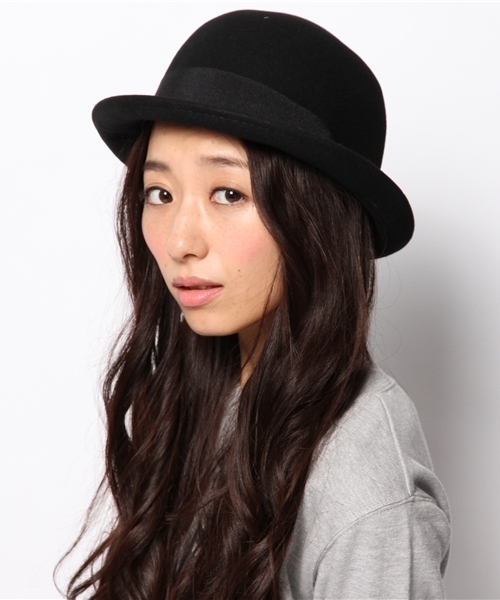 WEGO(ウィゴー)の「WEGO/ボーラーハット(ハット・レディース・ブラック/ネイビー/ワイン/グリーン・FREE)」の5枚目の写真