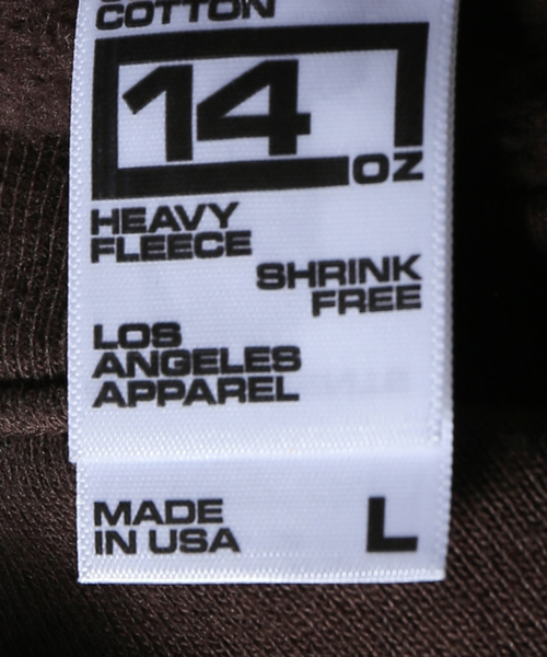 JOURNAL STANDARD（ジャーナルスタンダード）の「【LA APPAREL / ロサンゼルスアパレル】 14oz. Heavy Fleece Pullover C（Tシャツ/カットソー・メンズ・ブラウン/Red・SMALL/MEDIUM/LARGE/X-LARGE）」の13枚目の写真