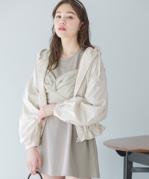 Heather | ペプラムシャツフーディパーカー　875800(マウンテンパーカー)