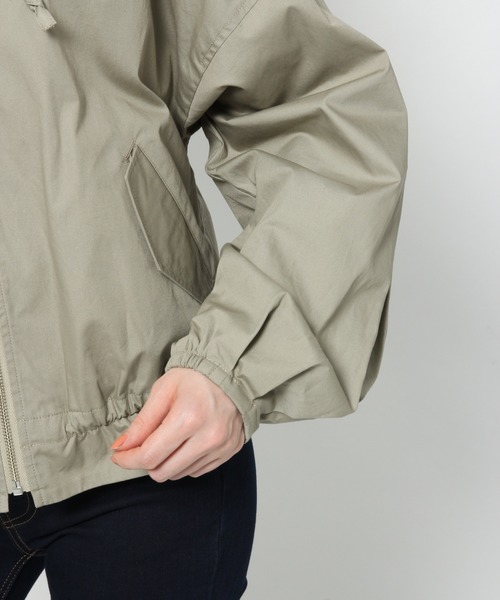 Heather（ヘザー）の「ペプラムシャツフーディパーカー　875800（マウンテンパーカー・レディース・ベージュ/カーキ/アイボリー・FREE）」の7枚目の写真