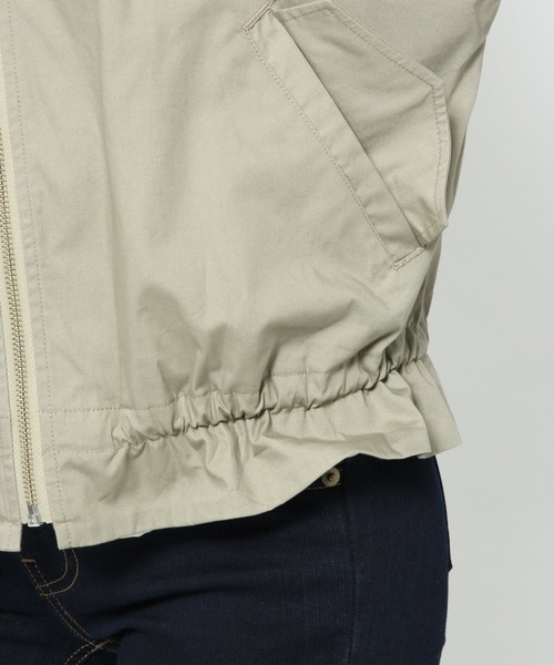 Heather（ヘザー）の「ペプラムシャツフーディパーカー　875800（マウンテンパーカー・レディース・ベージュ/カーキ/アイボリー・FREE）」の12枚目の写真