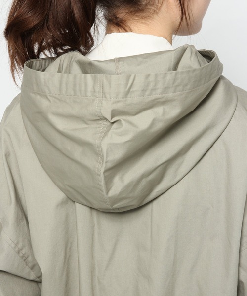 Heather（ヘザー）の「ペプラムシャツフーディパーカー　875800（マウンテンパーカー・レディース・ベージュ/カーキ/アイボリー・FREE）」の10枚目の写真