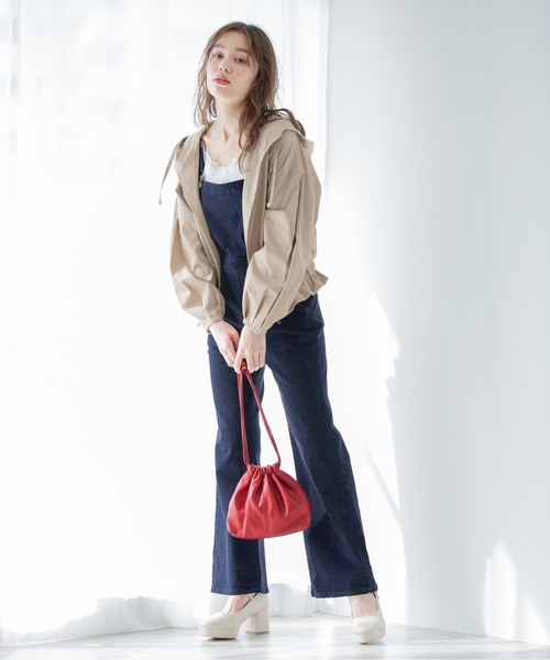 Heather（ヘザー）の「ペプラムシャツフーディパーカー　875800（マウンテンパーカー・レディース・ベージュ/カーキ/アイボリー・FREE）」の17枚目の写真