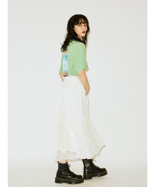 jouetie（ジュエティ）の「フォトBIG T（Tシャツ/カットソー・レディース・ブラック/オフホワイト/グリーン・MEDIUM）」の15枚目の写真