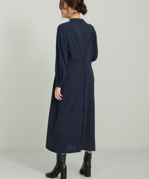 Ambre Neige(アンブルネージュ)の「バックディティールワンピース/ロングワンピース/フォーマル/【WEB/EC限定商品】(ワンピース・レディース・ネイビー・FREE)」の9枚目の写真