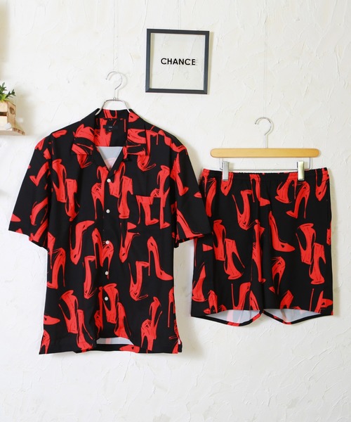 WESTSEA（ウエストシー）の「WEB限定　別注 デザイン柄半袖開襟シャツ＆ショーツセットアップ（セットアップ・メンズ・ブルー系その他/その他15/グレー系その他2/その他2/その他10/ブラック×ブルー/ベージュ系その他/その他11/ブルー系その他2/ブラック×ピンク/ホワイト系その他7/ブラック系その他7/その他/その他1/ブラック系その他5/ホワイト×レッド/ブラック×レッド/グレー系その他/ホワイト×ブラック/ブラック×ホワイト/ホワイト系その他5/ホワイト系その他4/ブラック系その他4/ブラウン系その他/その他12/その他13/その他14/ブラック系その他/ホワイト系その他2/ネイビー/ブラック系その他2/ホワイト系その他3/ブラック系その他3/オフホワイト/グレー/ブラウン/ブラック/ホワイト系その他/その他7/その他8/その他9/ブラウン系その他2/ホワイト/レッド/その他4/その他5/ホワイト系その他6/アイボリー/その他3/その他6/レッド系その他/ブルー系その他3/ベージュ・M/L/XL）」の16枚目の写真