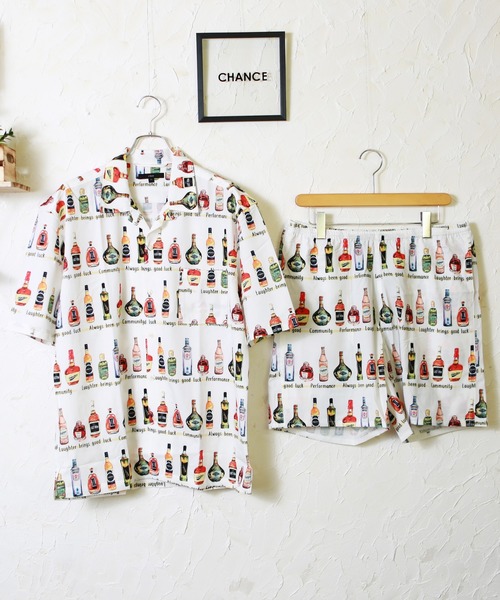 WESTSEA（ウエストシー）の「WEB限定　別注 デザイン柄半袖開襟シャツ＆ショーツセットアップ（セットアップ・メンズ・ブルー系その他/その他15/グレー系その他2/その他2/その他10/ブラック×ブルー/ベージュ系その他/その他11/ブルー系その他2/ブラック×ピンク/ホワイト系その他7/ブラック系その他7/その他/その他1/ブラック系その他5/ホワイト×レッド/ブラック×レッド/グレー系その他/ホワイト×ブラック/ブラック×ホワイト/ホワイト系その他5/ホワイト系その他4/ブラック系その他4/ブラウン系その他/その他12/その他13/その他14/ブラック系その他/ホワイト系その他2/ネイビー/ブラック系その他2/ホワイト系その他3/ブラック系その他3/オフホワイト/グレー/ブラウン/ブラック/ホワイト系その他/その他7/その他8/その他9/ブラウン系その他2/ホワイト/レッド/その他4/その他5/ホワイト系その他6/アイボリー/その他3/その他6/レッド系その他/ブルー系その他3/ベージュ・M/L/XL）」の8枚目の写真