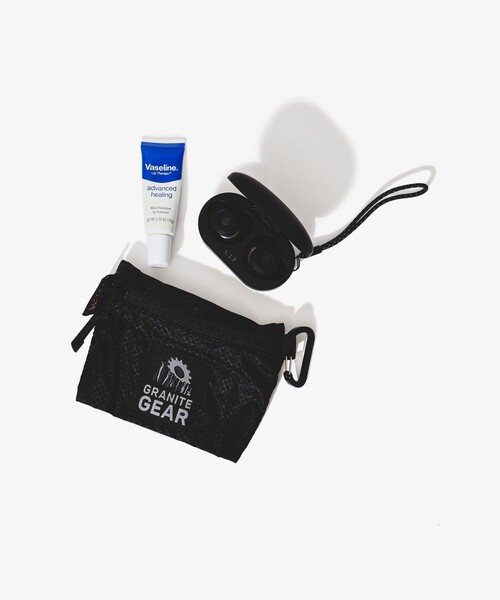 Granite Gear(グラナイトギア)の「GRANITE GEAR / TRAIL WALLET M(ポーチ・レディース・ホワイト/ブラック/パープル/カーキ/サックスブルー/イエロー/オレンジ/ミント/ブラック系その他4/ピンク/チャコールグレー/ブルー・ONE SIZE)」の3枚目の写真