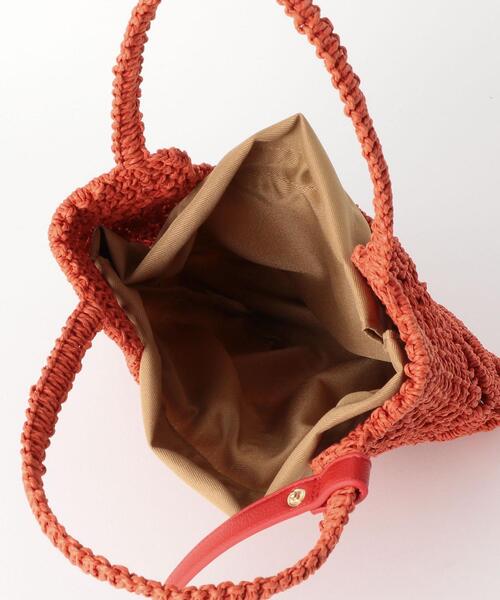 BEAUTY&YOUTH UNITED ARROWS（ビューティーアンドユースユナイテッドアローズ）の「BY ペーパークロシェミニトートバッグ -2WAY- о（トートバッグ・レディース・その他1/レッド・FREE）」の10枚目の写真