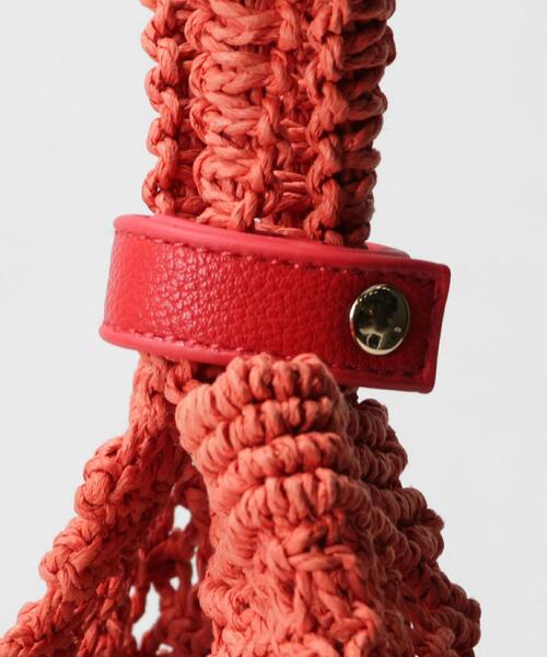 BEAUTY&YOUTH UNITED ARROWS（ビューティーアンドユースユナイテッドアローズ）の「BY ペーパークロシェミニトートバッグ -2WAY- о（トートバッグ・レディース・その他1/レッド・FREE）」の7枚目の写真