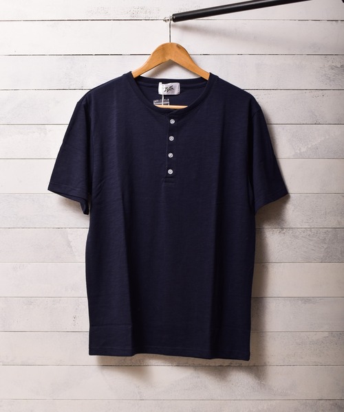ARCHIVER(アーカイバ)の「【Bl】スラブ天竺ヘンリーネックTシャツ(Tシャツ/カットソー・レディース・ホワイト/ブラック/グレー/ネイビー/ピンク・MEDIUM/LARGE/X-LARGE)」の12枚目の写真