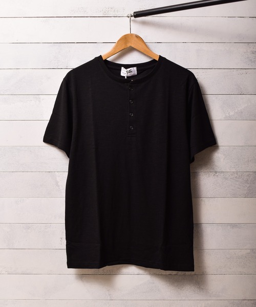 ARCHIVER(アーカイバ)の「【Bl】スラブ天竺ヘンリーネックTシャツ(Tシャツ/カットソー・レディース・ホワイト/ブラック/グレー/ネイビー/ピンク・MEDIUM/LARGE/X-LARGE)」の11枚目の写真