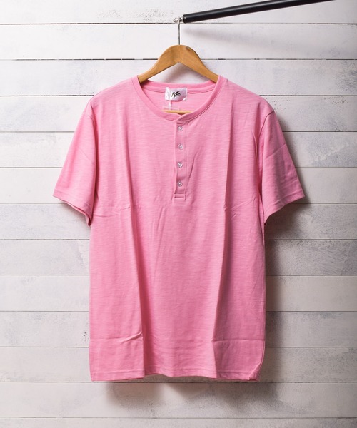 ARCHIVER(アーカイバ)の「【Bl】スラブ天竺ヘンリーネックTシャツ(Tシャツ/カットソー・レディース・ホワイト/ブラック/グレー/ネイビー/ピンク・MEDIUM/LARGE/X-LARGE)」の10枚目の写真