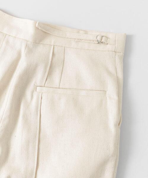 LAATO（ラート）の「BACK SLIT PANTS（スラックス・レディース・ブラウン/オフホワイト・38/36）」の10枚目の写真